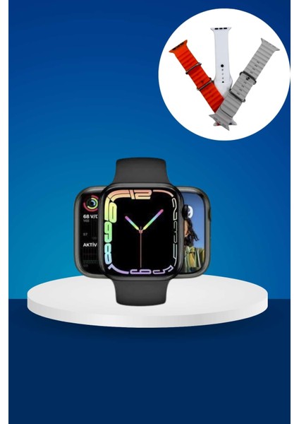 Akıllı Saat Arama Görüşme Bildirim Görme Uyku ve Sağlık Takibi Nabız Ölçe - MCT1722-3357 fırsatları