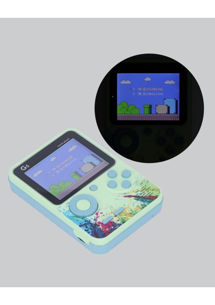 500 Oyunlu G5 Retro Mini Oyun Konsolu 3 Inç Ekran ve Av Tv Desteği - MCT5572-8580 indirimleri