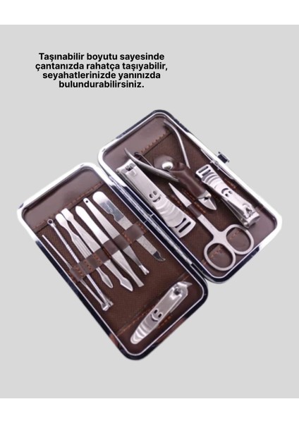 Seyahat Için Taşınabilir Deri Çantalı Bakım Seti - MCT4036-8644 modelleri