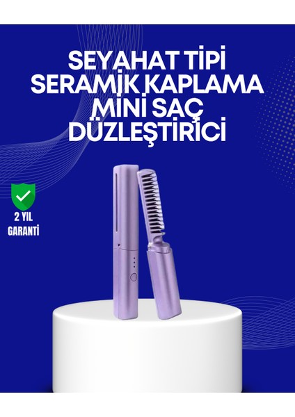 USB Şarjlı Kablosuz Saç Düzleştirici – Hızlı ve Pratik - MCT2405-7724