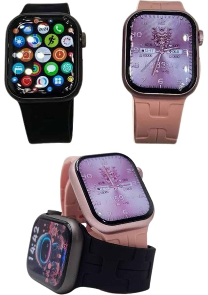Yeni Nesil Akıllı Saat Çağrı Cevaplama Müzik Dinleme Plastik Kordon Mesaj Bild - MCT3093-7906 modelleri