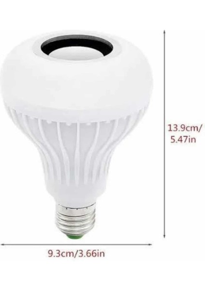 Lamba Hoparlör Ampül Görünümlü Renk Değiştirebilen Android ve Ios Uyumlu - MCT7711-5870 indirimleri