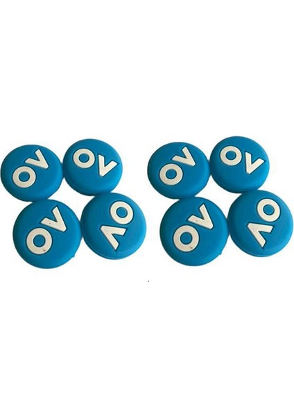 8pcs Tenis Raket Titreşim Sönenleyicileri Silikon Anti-Vibrasyon Tenis Raket Şok Emicisi (Yurt Dışından)