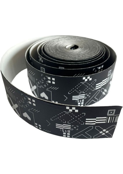 5m Baskı Tenis Raket Çerçevesi Koruyucusu Etkiyi ve Sürtünme Çıkartmalarını Azaltmak Için Özel Padel Raket Koruyucusu (Yurt Dışından)