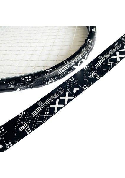 5m Baskı Tenis Raket Çerçevesi Koruyucusu Etkiyi ve Sürtünme Çıkartmalarını Azaltmak Için Özel Padel Raket Koruyucusu (Yurt Dışından) modelleri