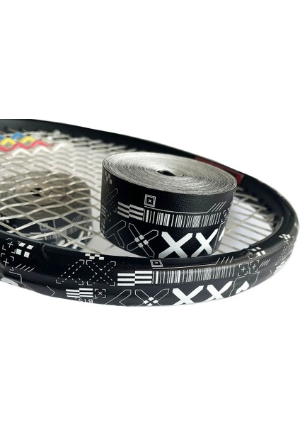 5m Baskı Tenis Raket Çerçevesi Koruyucusu Etkiyi ve Sürtünme Çıkartmalarını Azaltmak Için Özel Padel Raket Koruyucusu (Yurt Dışından) fırsatları