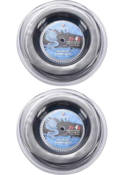 Powerti 2x Tenis String 4g Polyester Eğitim Raket String 200M Reel Gym Sport (1 25MM) (Yurt Dışından)