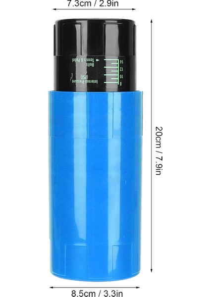 Tenis Ball Koruyucu - Tenis Toplarını Yeni Basınç Onarım Tankı Gibi Taze Tahıl Tenis Top Kutusu - Blue (Yurt Dışından) indirimleri