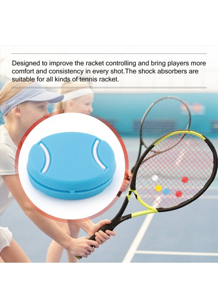 10 Adet Tenis Raket Titreşim Sönümleyiciler Tenis Şekli Tenis Raket Şok Emicileri Tenis Raket Telleri Amortisörler (Yurt Dışından) indirimleri