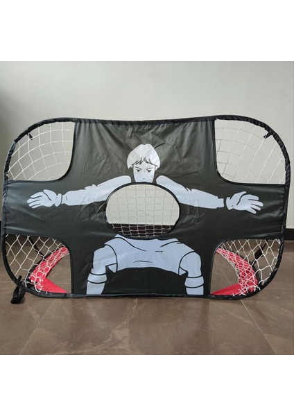 2&#39 Si Taşınabilir Katlanabilir Mobil Çocuk Futbol Futbol Tenis Rafı Çok Fonksiyonlu Eğitim Top Rafı (Yurt Dışından) fırsatları