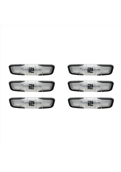Powerti 6pcs Uzun Tenis Raket Şok Emici Şok Geçirmez Damper Değiştirme Raket Aksesuarları Azaltın (Yurt Dışından)