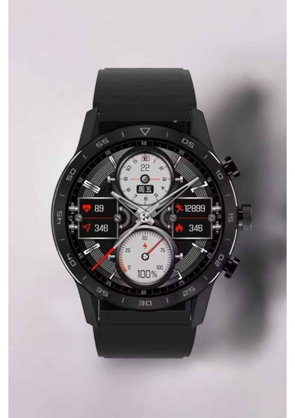 Suya Dayanıklı Dokunmatik Akıllı Saat Bluetooth 5.0 Sesli Asistan ve Sağlık Ta - MCT2268-1946 modelleri