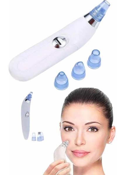 Yeni Nesil Vakumlu Pilli Siyah Nokta ve Yüz Temizleme Cihazı 4 Başlıklı - MCT7187-8588 indirimleri