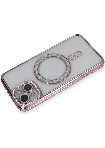 Newface Iphone 13 Kılıf Joke Simli Magneticsafe Kılıf - Pembe fiyatları