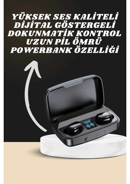 Yeni Nesil Akıllı Saat ve Bluetooth Kulaklık Kampanyası Dokunmatik Kare 7 Kordon - MCT3510-8694 fiyatları