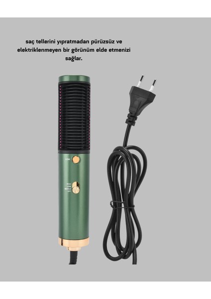 Güçlü Iyonik Saç Kurutma Makinesi 3 Kademeli Isı ve 360° Dönebilen Kablo - MCT9263-9393 indirimleri