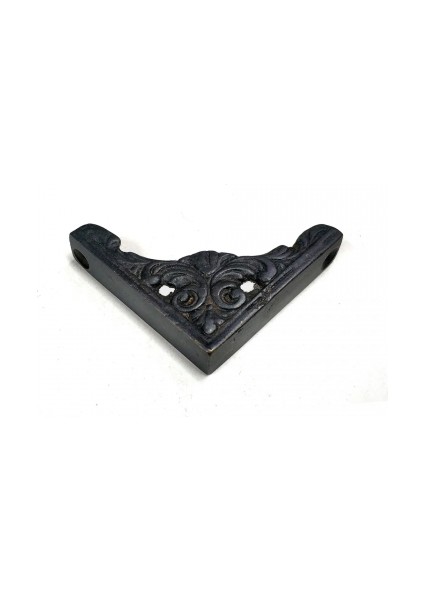 Eco Lounge Antika Tarz Dekoratif Pirinç Köşe Süsü - 58X58 Mm, Oksit