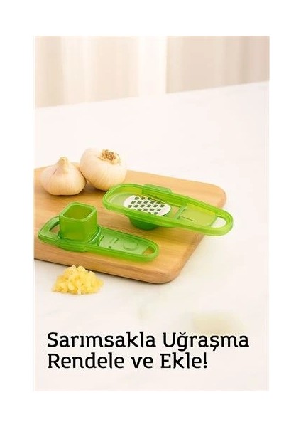Hazneli Sarımsak Rendeleyici – 14 x 4,5 cm | Pratik ve Hijyenik Mutfak Yardımcısı fiyatları