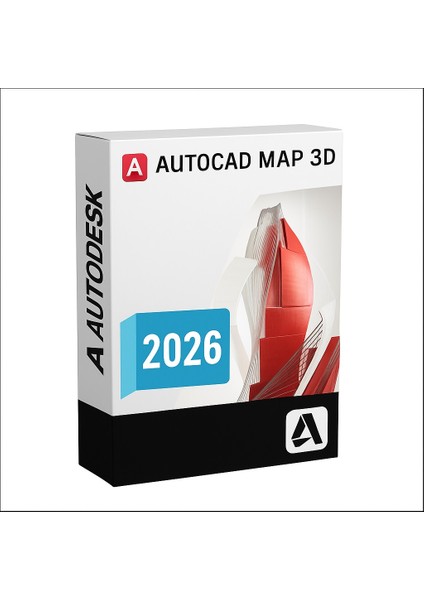 AutoCAD MAP 3D 2026 (Windows) - 1 PC 1 Yıl Autodesk Key + Kurulum Hizmeti
