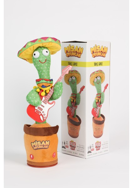 Türkçe Şarkılı Konuşan Dans Eden Kaktüs Sarjlı Oyuncak