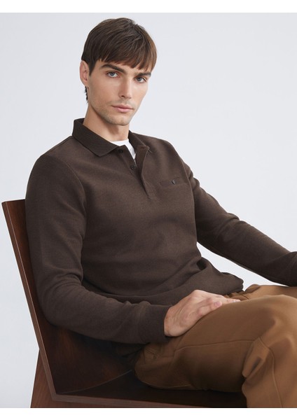 Yeni Sezon Polo Yaka Erkek Sweatshirt