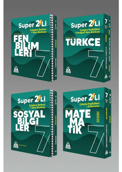 Örnek Akademi 7.sınıf 4'lü Set (Güncel Müfredat)