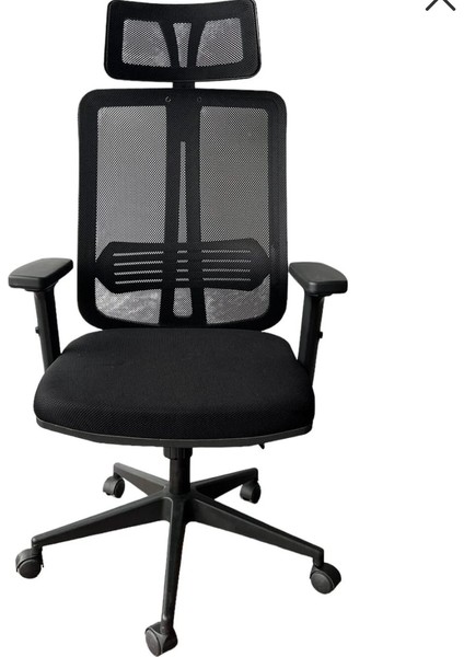 Çalışma Sandalyesi / Ofis Koltuğu Fileli Başlıklı