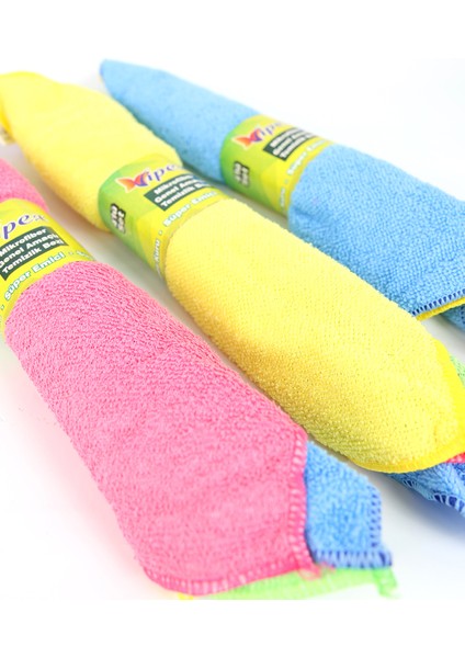 3 Adet 4'lü Dürüm Endüstriyel Temizlik Bezi fiyatları