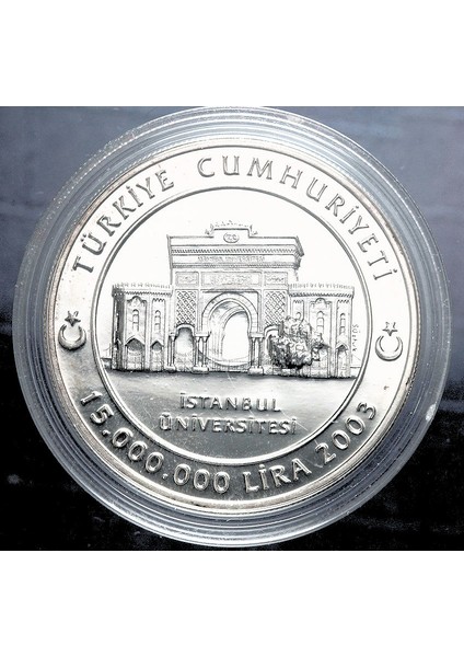 Istanbul Ünıversıtesi 550.YIL Hatıra Parası Gümüş Sertıfıkalı
