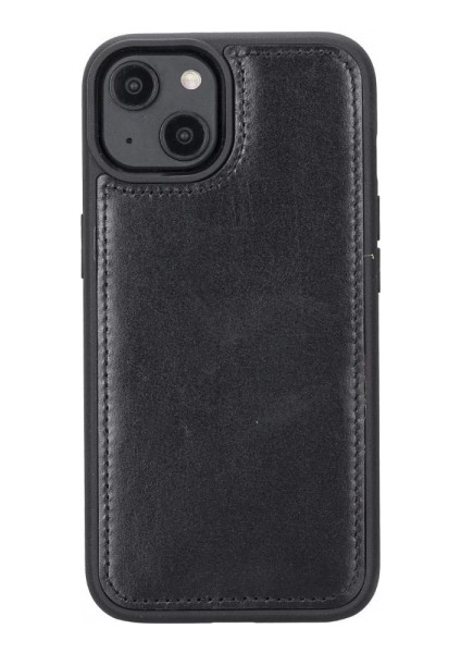 Apple iPhone 14 Uyumlu Deri Cüzdanlı Kılıf Mwwn Rst1 Siyah fırsatları