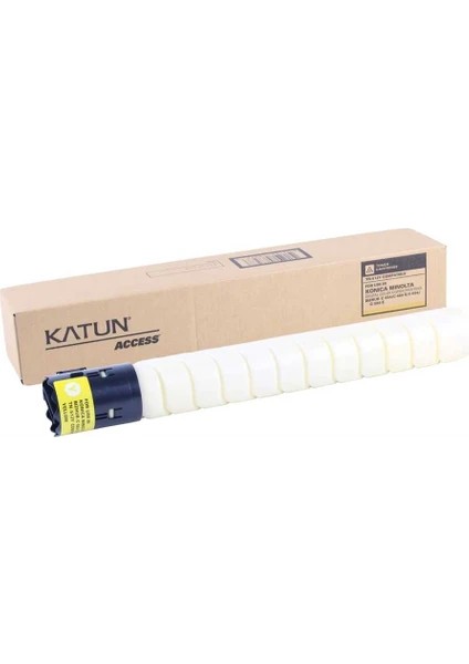 Minolta TN-512Y Yellow (Sarı) Orjinal Toner Bizhup C454/C55/C554