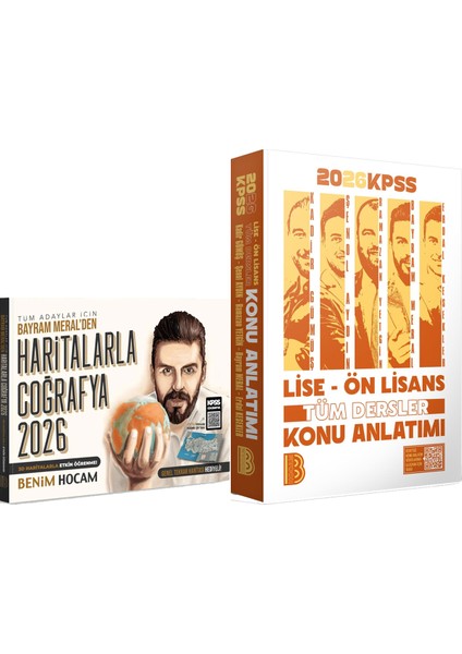 2026 Kpss Lise Ön Lisans Tüm Dersler Konu - 2026 Tüm Adaylar Için Haritalarla Coğrafya