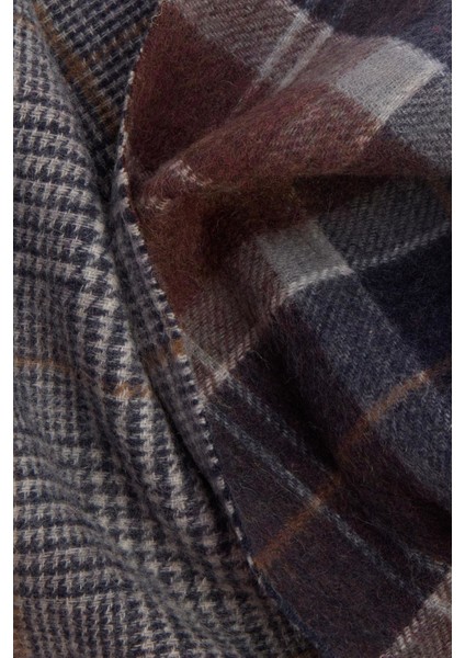 Dramside Çift Taraflı Atkı TN38 Midnight Oak Tartan