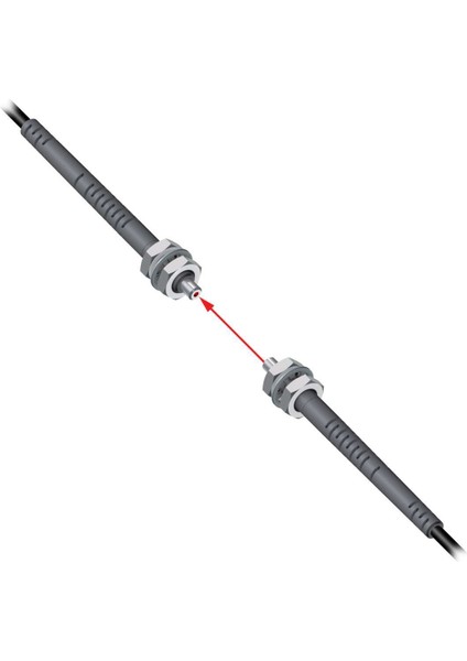 Banner PIT43U-VL Plastik Fiber Optik Kablo – 1 M, 1 mm Çekirdek, M4 Dişli, Vantage Line