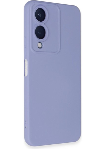 Newface Vivo Y17S Kılıf Nano Içi Kadife Silikon - Lila fiyatları