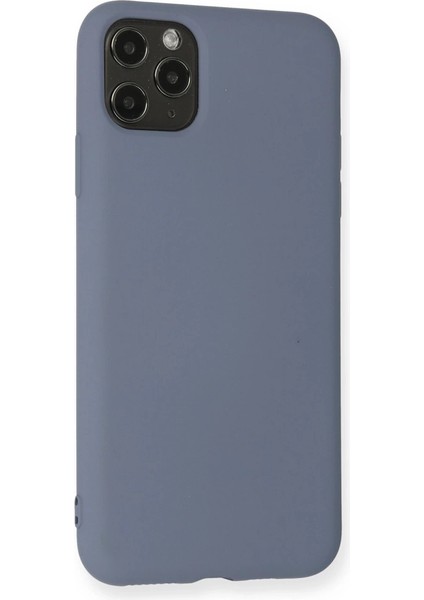 Iphone 11 Kılıf Nano Içi Kadife Silikon - Gri modelleri