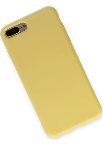 Iphone 7 Kılıf Nano Içi Kadife Silikon - Sarı modelleri