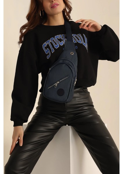 Lacivert Bol Gözlü Çapraz Çanta fiyatları