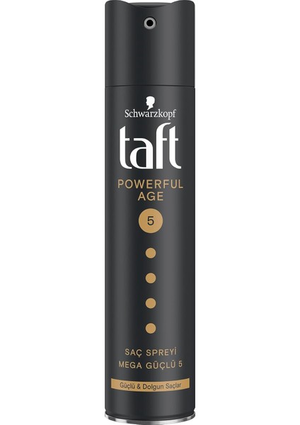 Taft Powerful Age (Ince ve Zayıflamış Saçlar Için) Sprey 250 ml