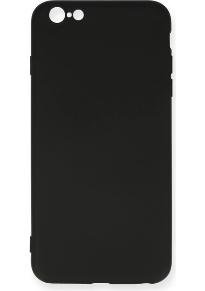 Iphone 6 Kılıf Nano Içi Kadife Silikon - Siyah