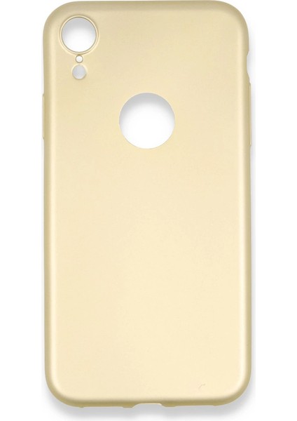 Iphone Xr Kılıf First Silikon - Gold