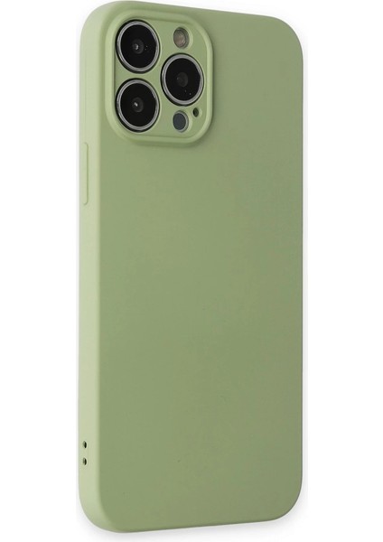 Iphone 13 Kılıf Nano Içi Kadife Silikon - Yeşil fiyatları