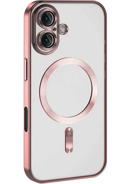 Newface Iphone 16 Kılıf Kross Magneticsafe Kapak - Pembe