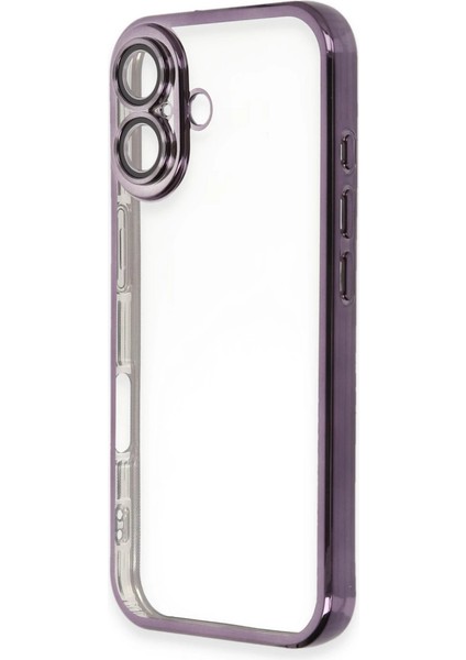 Iphone 16 Kılıf Lensli Silikon - Mor fiyatları