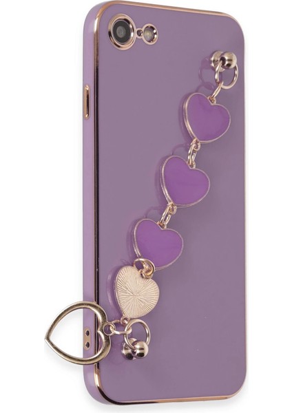 Iphone 7 Kılıf Esila Silikon - Mor