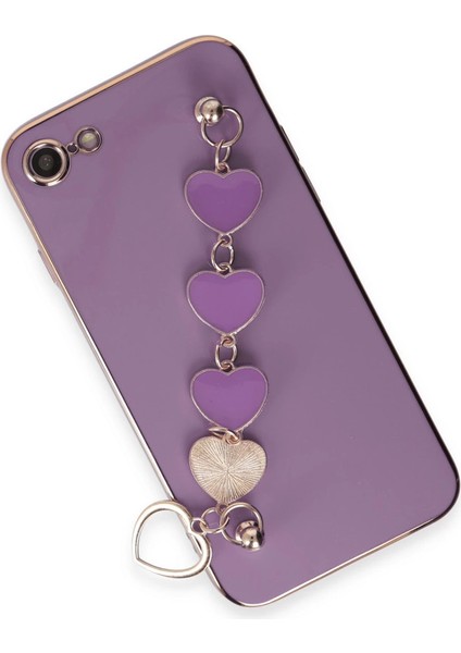 Iphone 7 Kılıf Esila Silikon - Mor modelleri