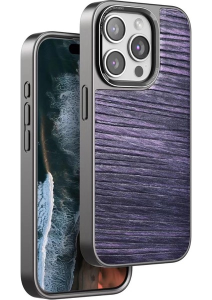 Venco Iphone 15 Wave Kapak - Derin Mor