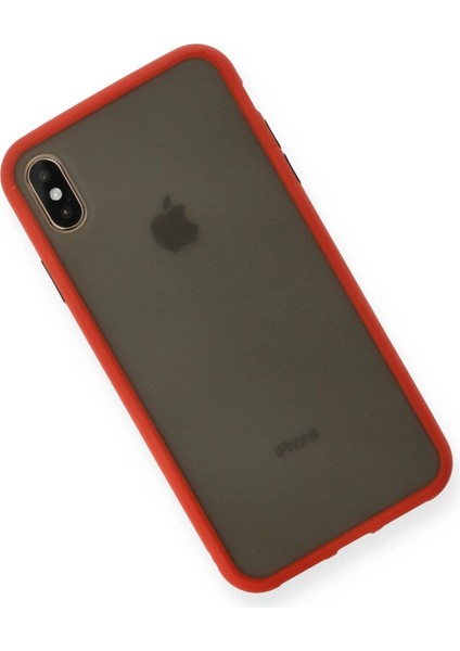 Iphone Xs Kılıf Montreal Silikon Kapak - Kırmızı modelleri