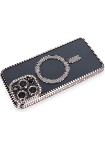 Newface Iphone 14 Kılıf Joke Simli Magneticsafe Kılıf - Gri fiyatları