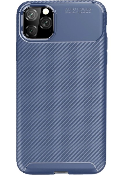 Iphone 11 Kılıf Auto Focus Karbon Kapak - Lacivert modelleri